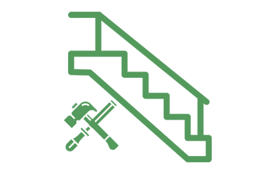 staircase renovation icon